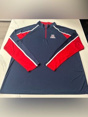 University of Arizona Wildcats Colosseum 1/4 Zip Long Sleeve (3XL) Retails $45